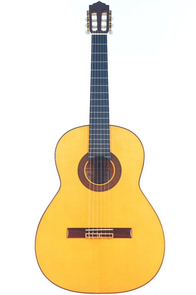 Mini Guitare Flamenco Paco De Lucia – Modèle 1/4 – Avec étui Et Support – Collection